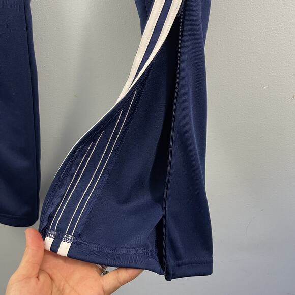 NWT Adidas Navy Blue Athletic Ankle Zip Track Pants White Stripes Boys XL 18-20 - Picture 5 of 13